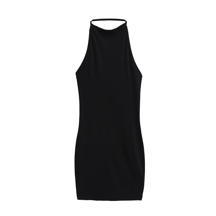 Femme Halterneck Bodycon Mini Kjole Stilla
