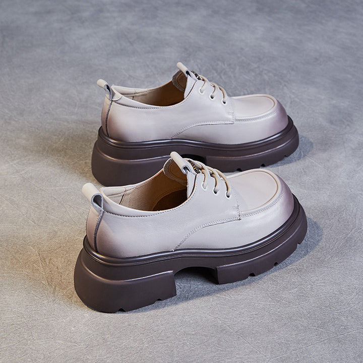 Dame Chunky Casual Snøre sneakers med forhøjet bund og Comfort Fit Stilla