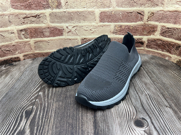Dame Sporty Slip-On Sneakers med åndbar overfladestruktur Stilla
