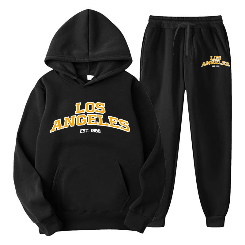 Kvindernes Sporty Hoodie og Joggingbukser Sæt Skovae