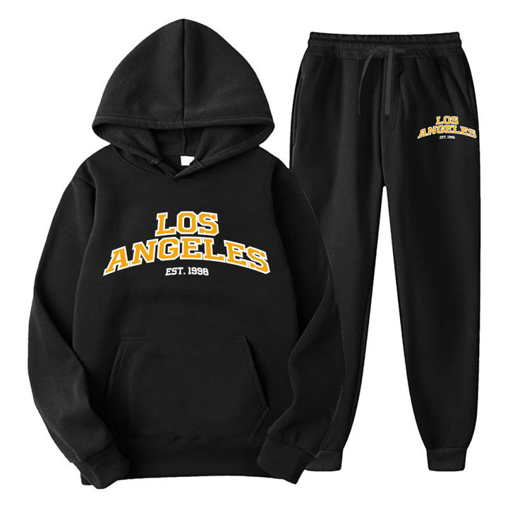 Kvindernes Sporty Hoodie og Joggingbukser Sæt Skovae