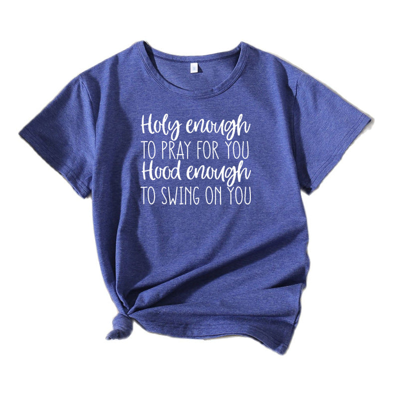 Kvinder Casual Inspirerende Grafik T-shirt Stilla