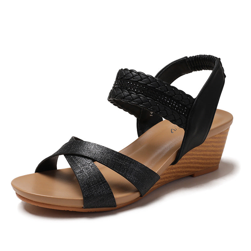 Dame kile sandaler med flettede detaljer Stilla