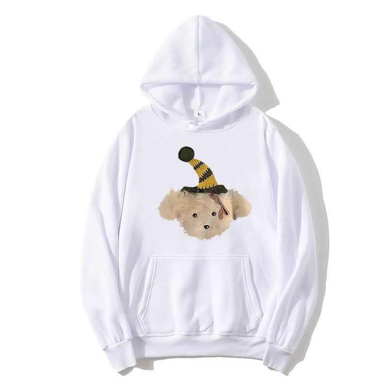 Kvindernes hoodie med legende hundemotiv Skovae