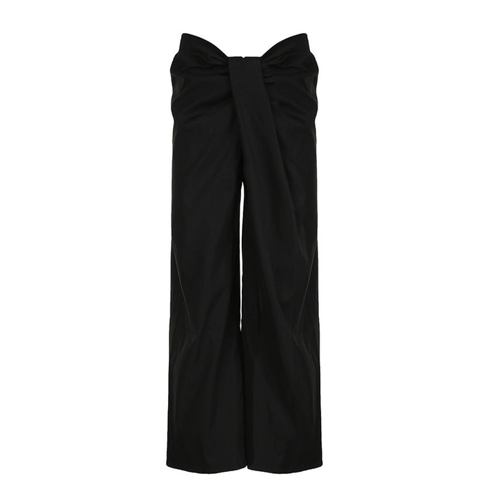 Dame elegante Palazzo-bukser med raffineret drapering Skovae