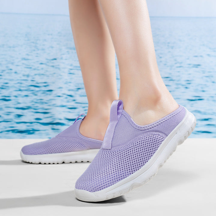 Dame åndbare Slip-On Aqua Sneakers Stilla