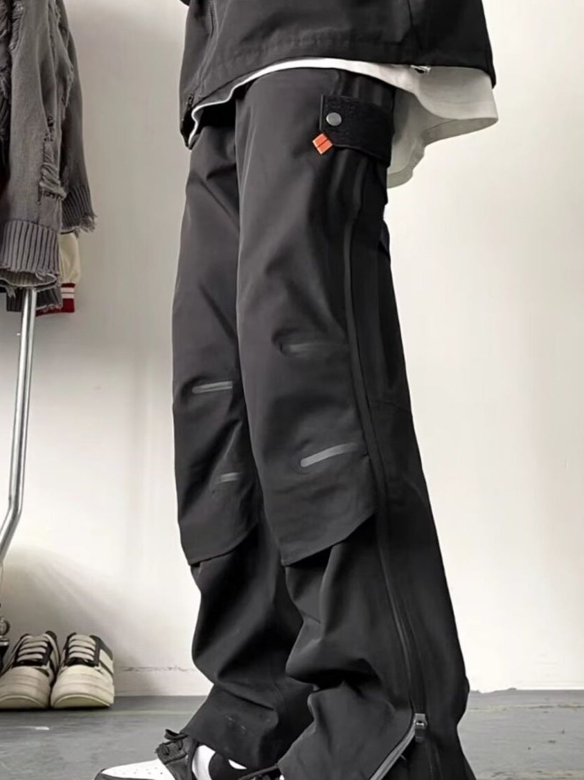 Herrer Funktions-Cargo-Bukser med lynlåse og justerbare detaljer Stilla