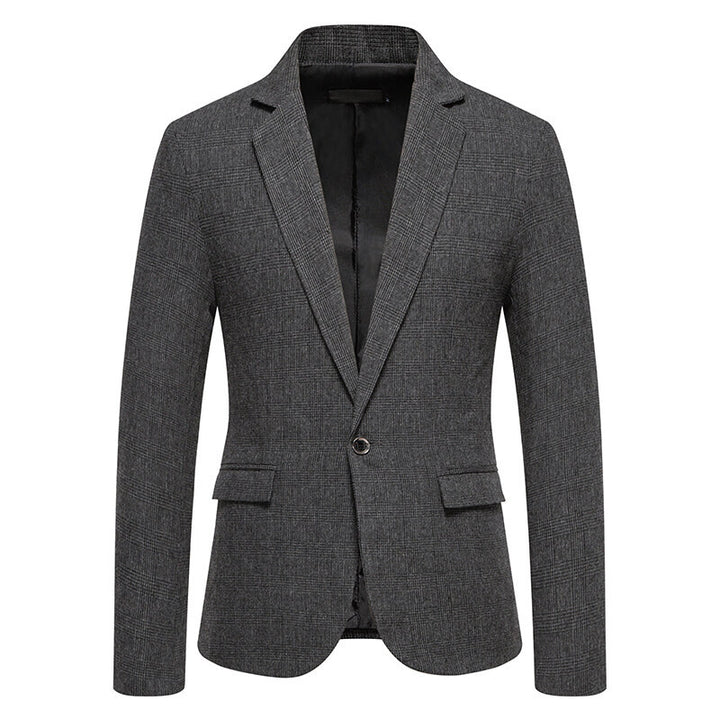 Herren skræddersyet houndstooth mønster blazer Stilla