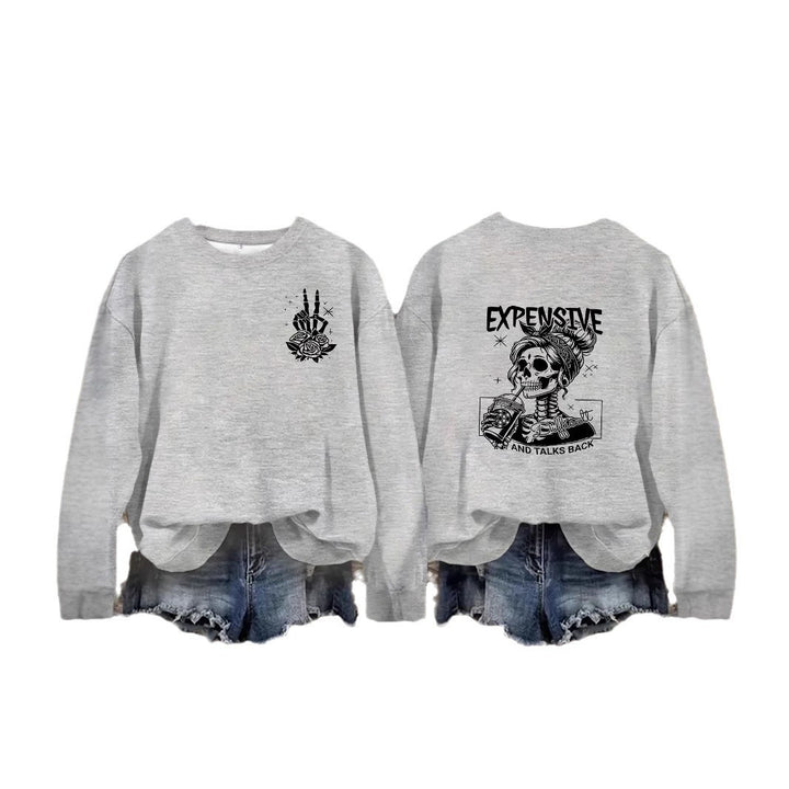 Kvinders sweatshirts med kreativt design og afslappet pasform Stilla