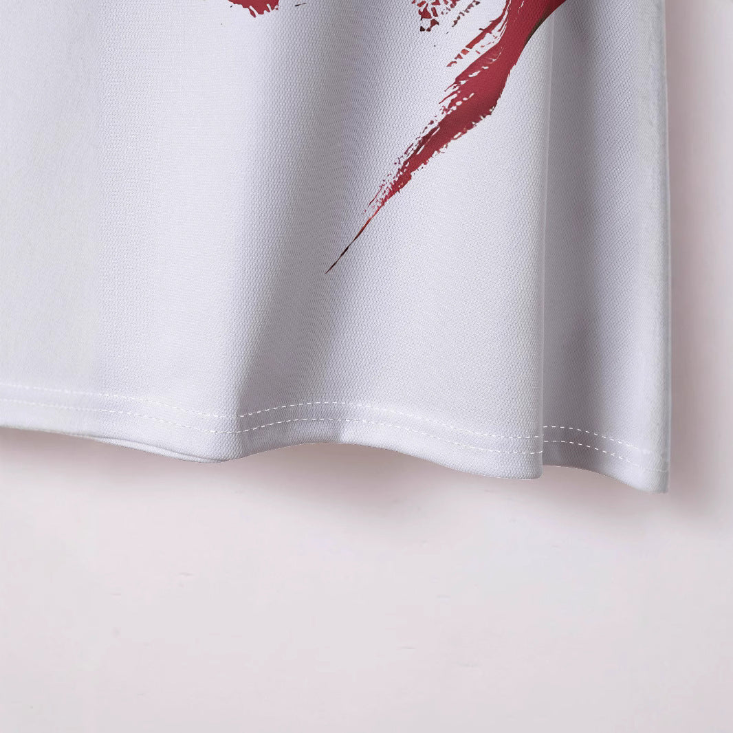 Herrer Poloshirt med kunstnerisk design Stilla