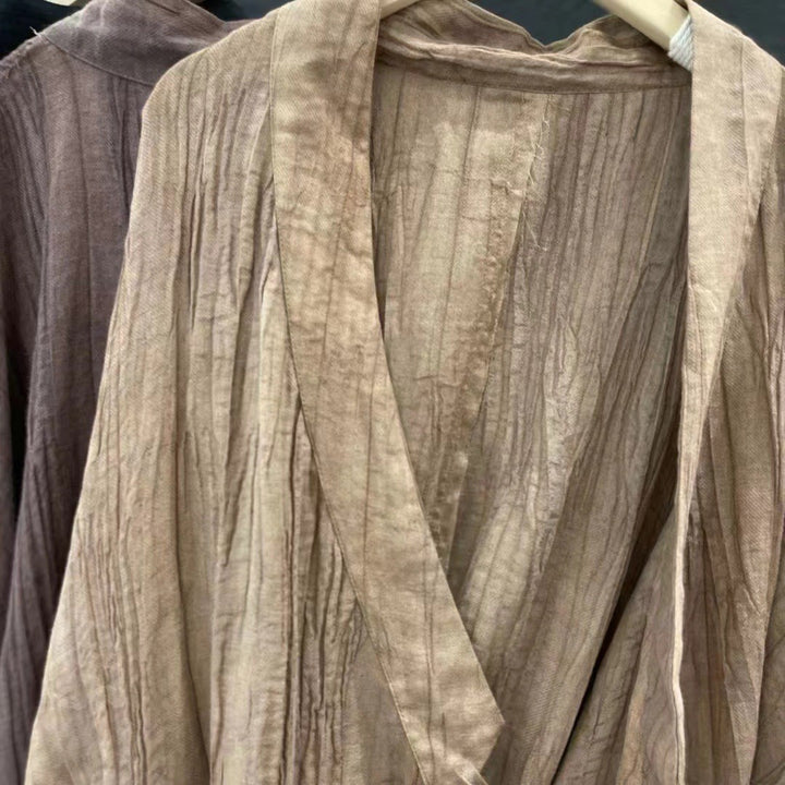 Femme Relaxed Fit Crinkle Kimono Jakke Stilla
