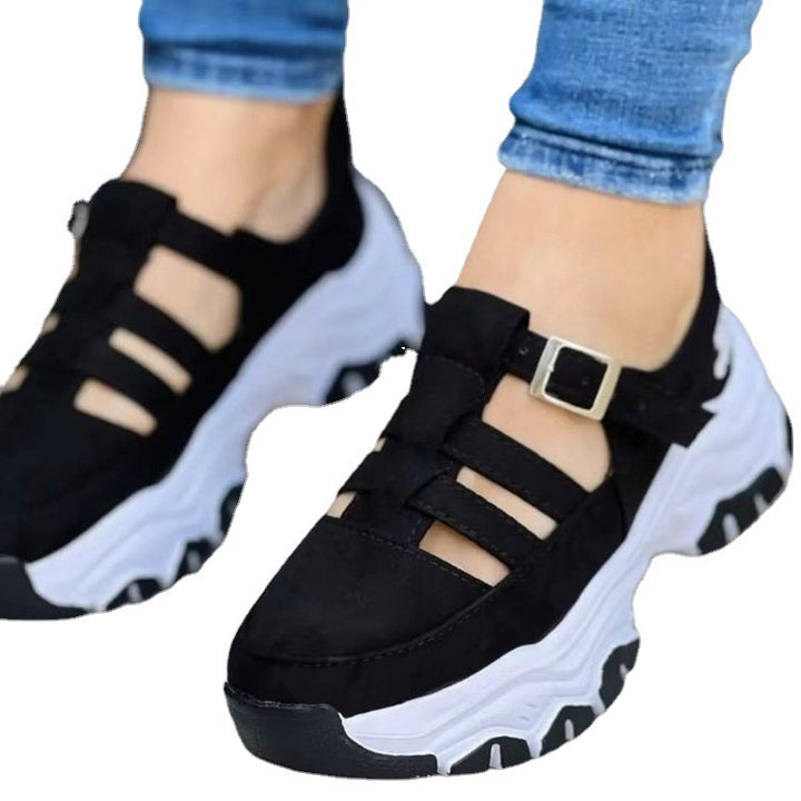 Dame Sporty Sneakers med stilfulde remme og ergonomisk sål Stilla