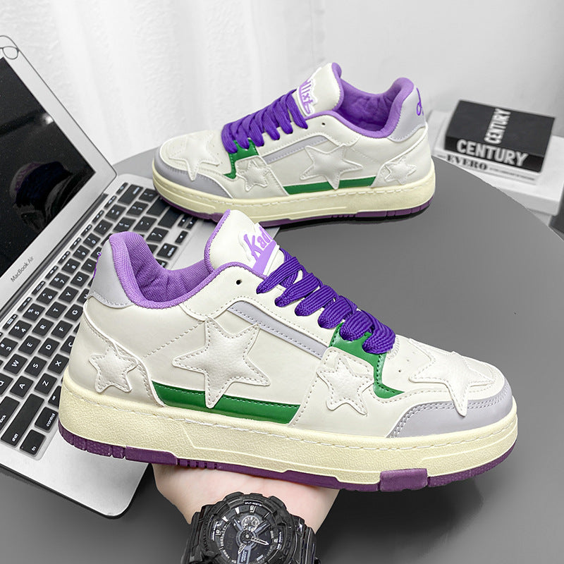 Femme Chic Stjerne-Dekorerede Sneakers Stilla