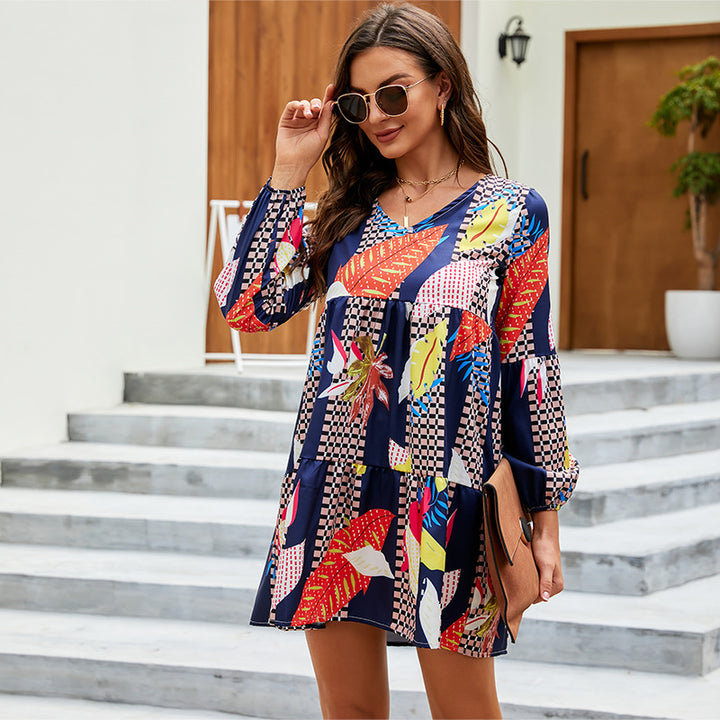 Dame sommerkjole i afslappet boho-stil Stilla