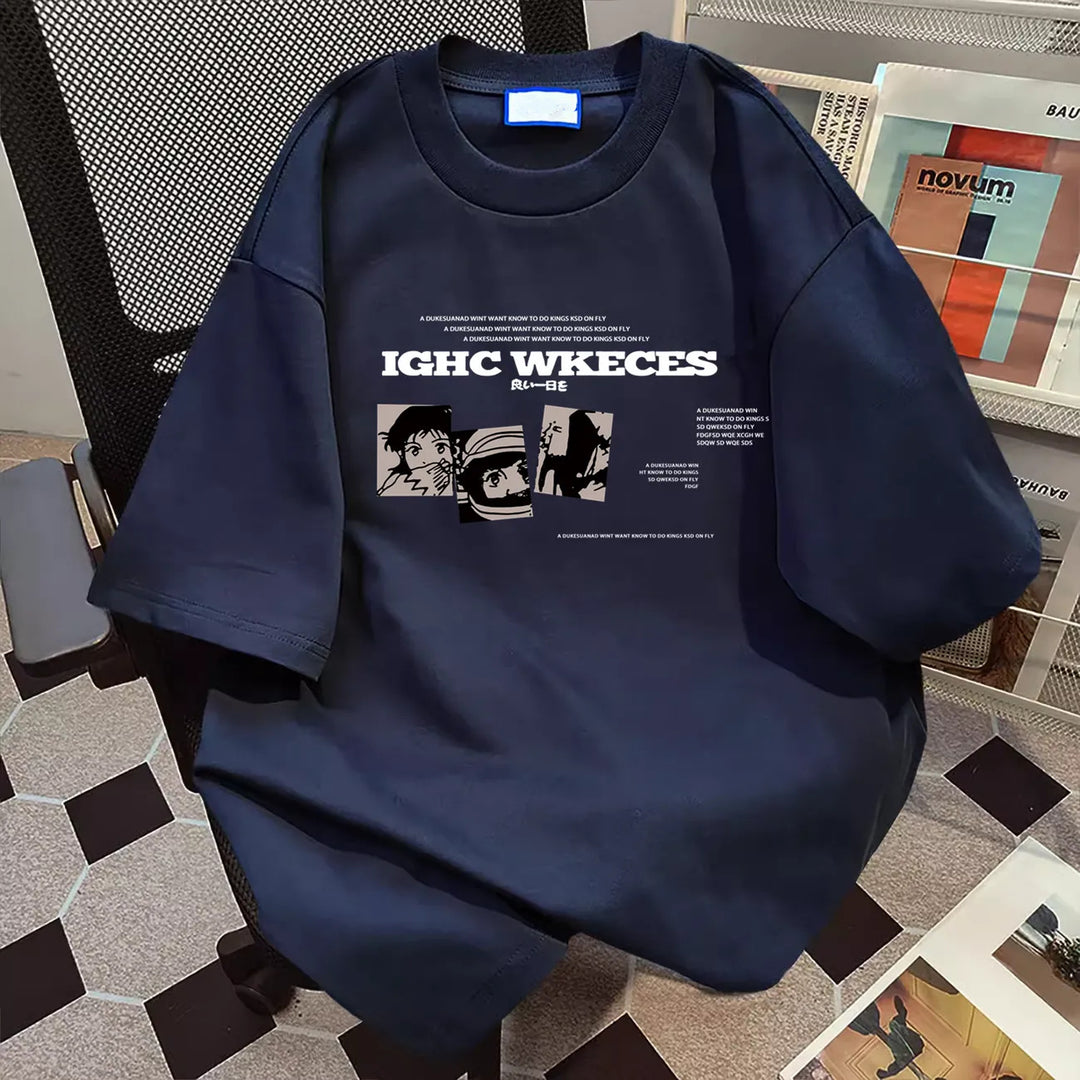 Kvinder oversized grafisk T-shirt Stilla