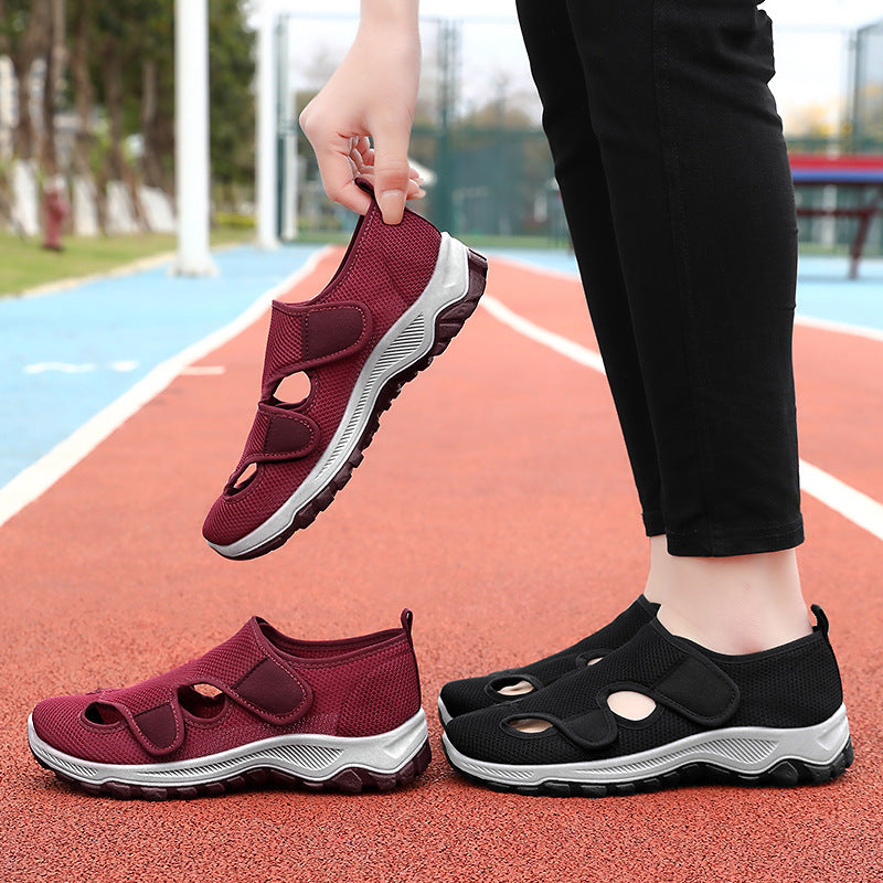 Femme justerbare remme åndbare Slip-On Sneakers Stilla