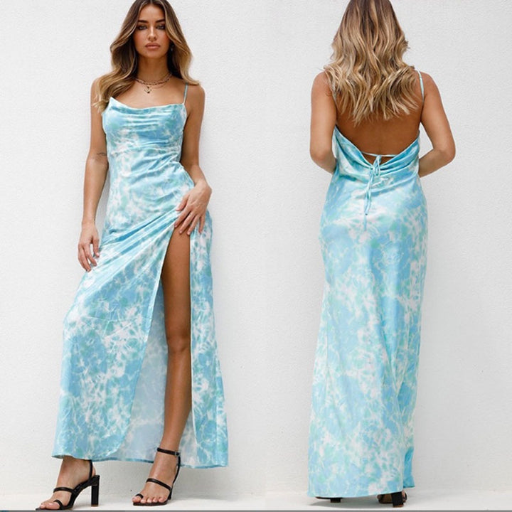 Dame Elegant Batik Mini Kjole Stilla