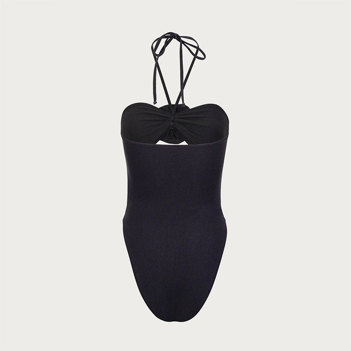 Dame Bandeau-Bikini med blomstrede accenter Stilla