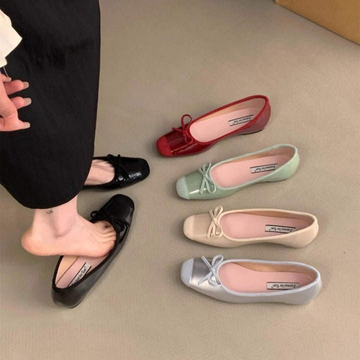 Dame ballerina sko med elegant sløjfedetalje Stilla