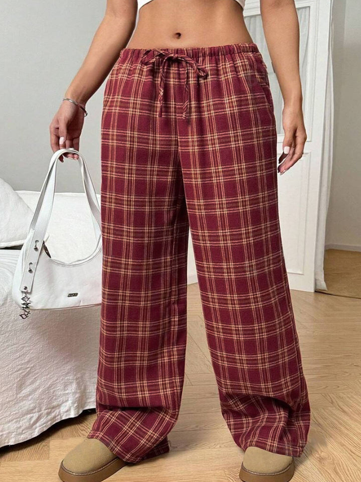 Damer Relaxed Fit Rute Bukser Stilla