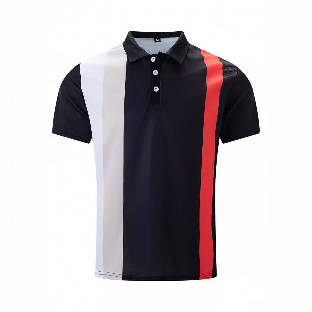 Herre polo shirt med moderne grafikdesign og høj kvalitet bomuld Stilla
