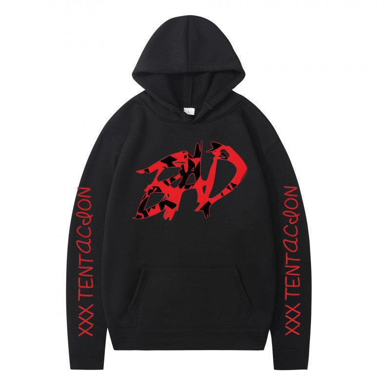 Kvinder hoodie med iøjnefaldende grafisk tryk og afslappet pasform Skovae