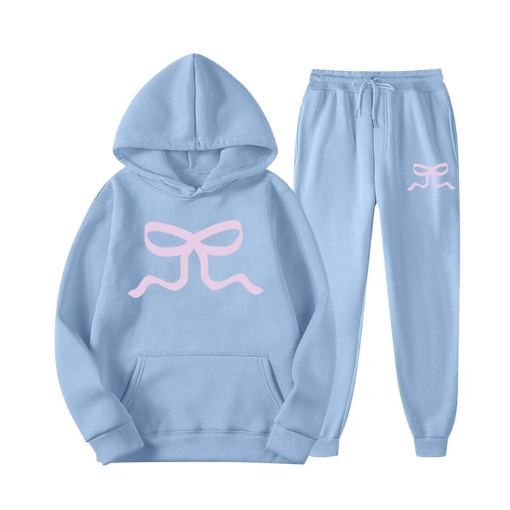 Kvinders casual hoodie og joggingbukser sæt Stilla