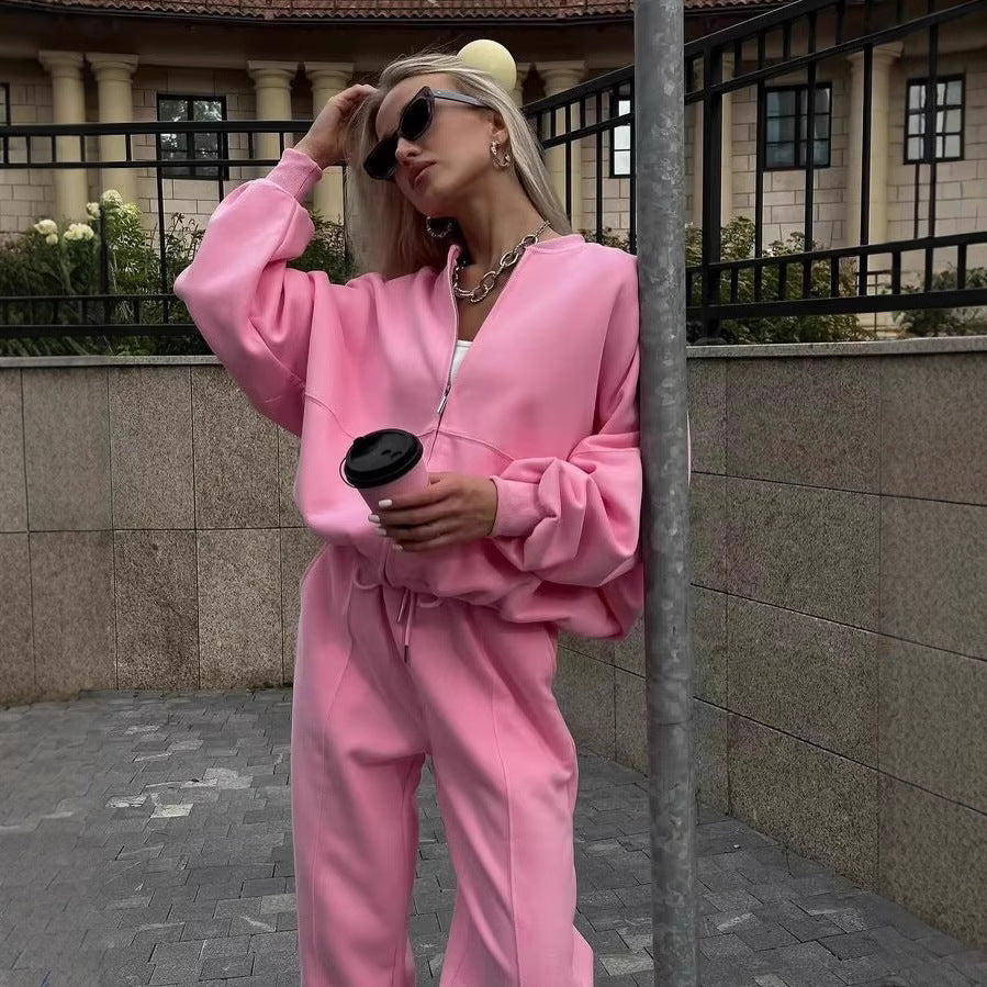 Stilla | Casual Zipper Sweatshirt To-delt Sæt