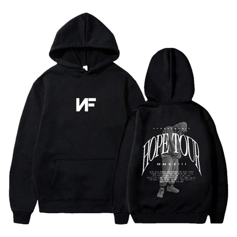 Women's hoodie with exclusive tour print Skovae