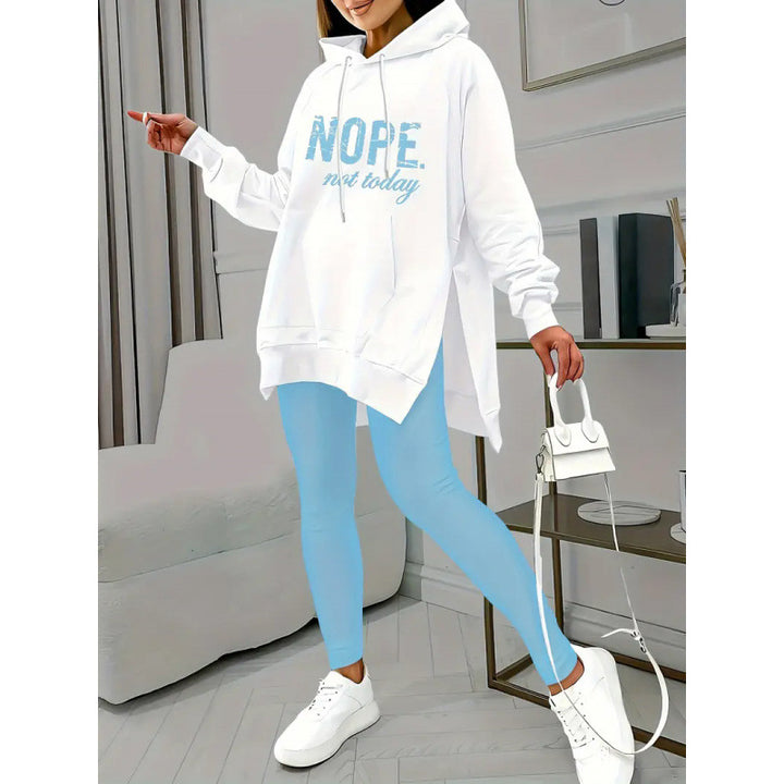 Femme Graphic Hoodie og Jogger Sæt Stilla