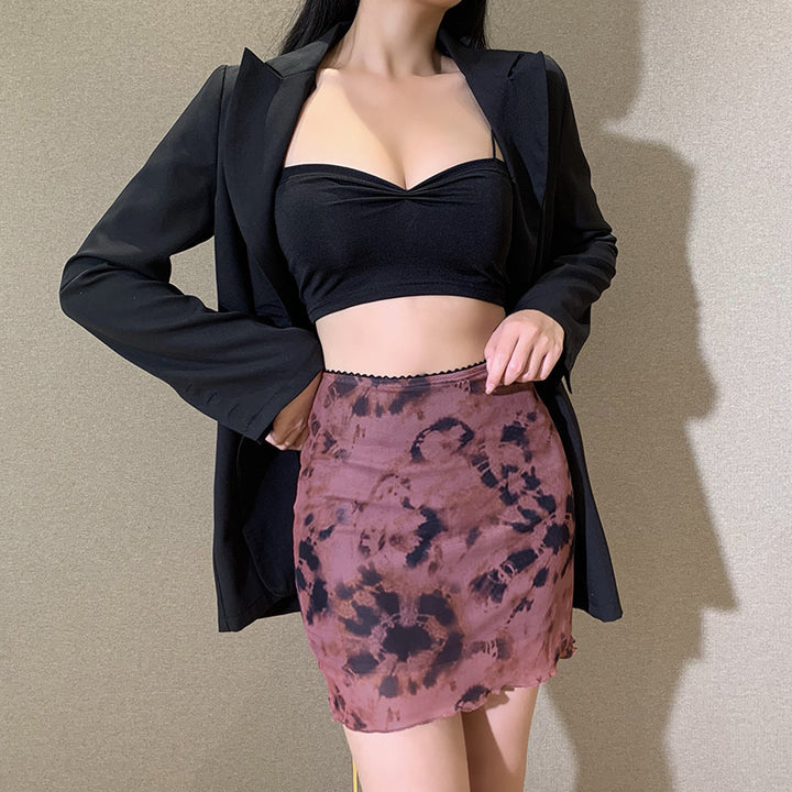 Femme Stilfuld Batik Mini nederdel Stilla