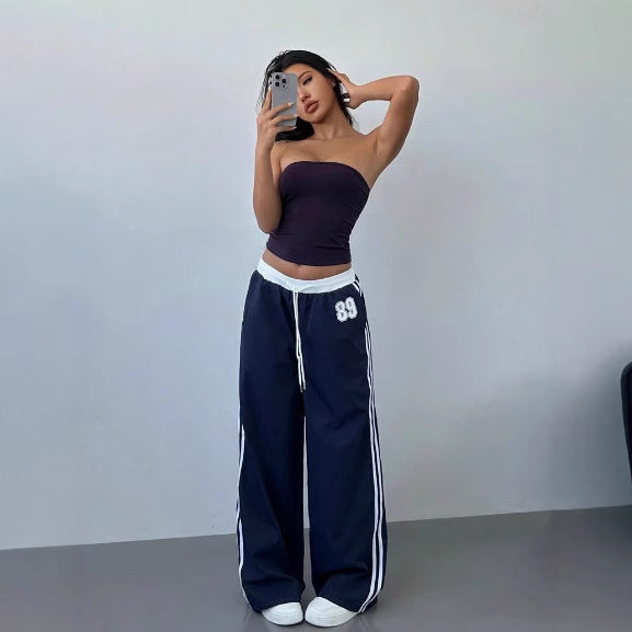 Dame Sporty Joggingbukser med sidelange stribemærker Skovae