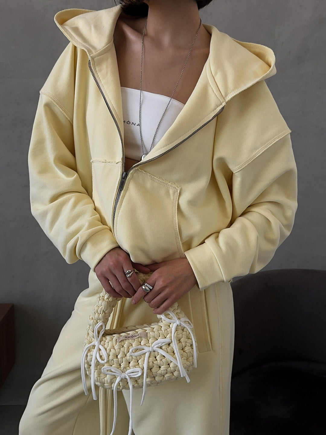 Dame Oversized Hoodie og afslappede fritidsbukser Stilla