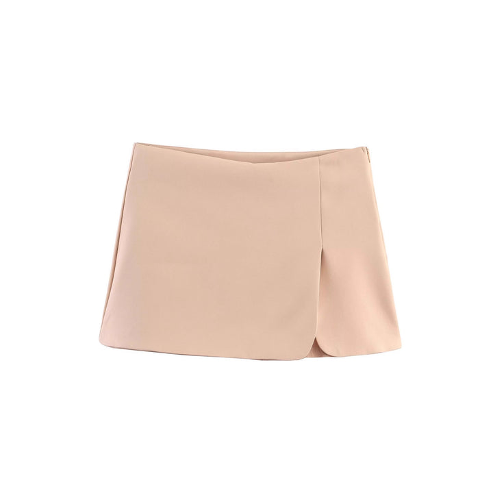 Dame mini nederdel med eksklusiv snit og elegant drapering Skovae