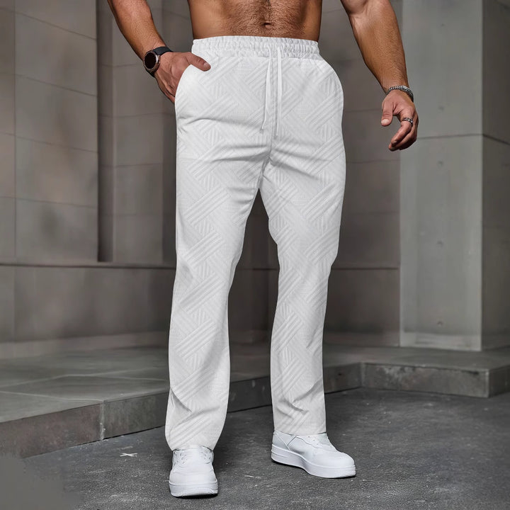 Herrer Sporty Joggingbukser med moderne strukturdesign Stilla