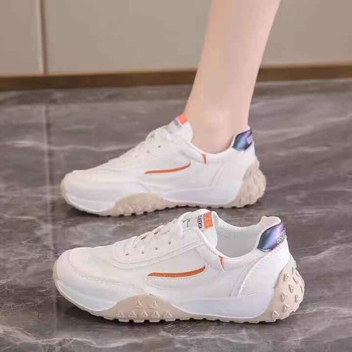 Dame Sneakers med åndbart overmateriale kombination og stabil profil sål Stilla