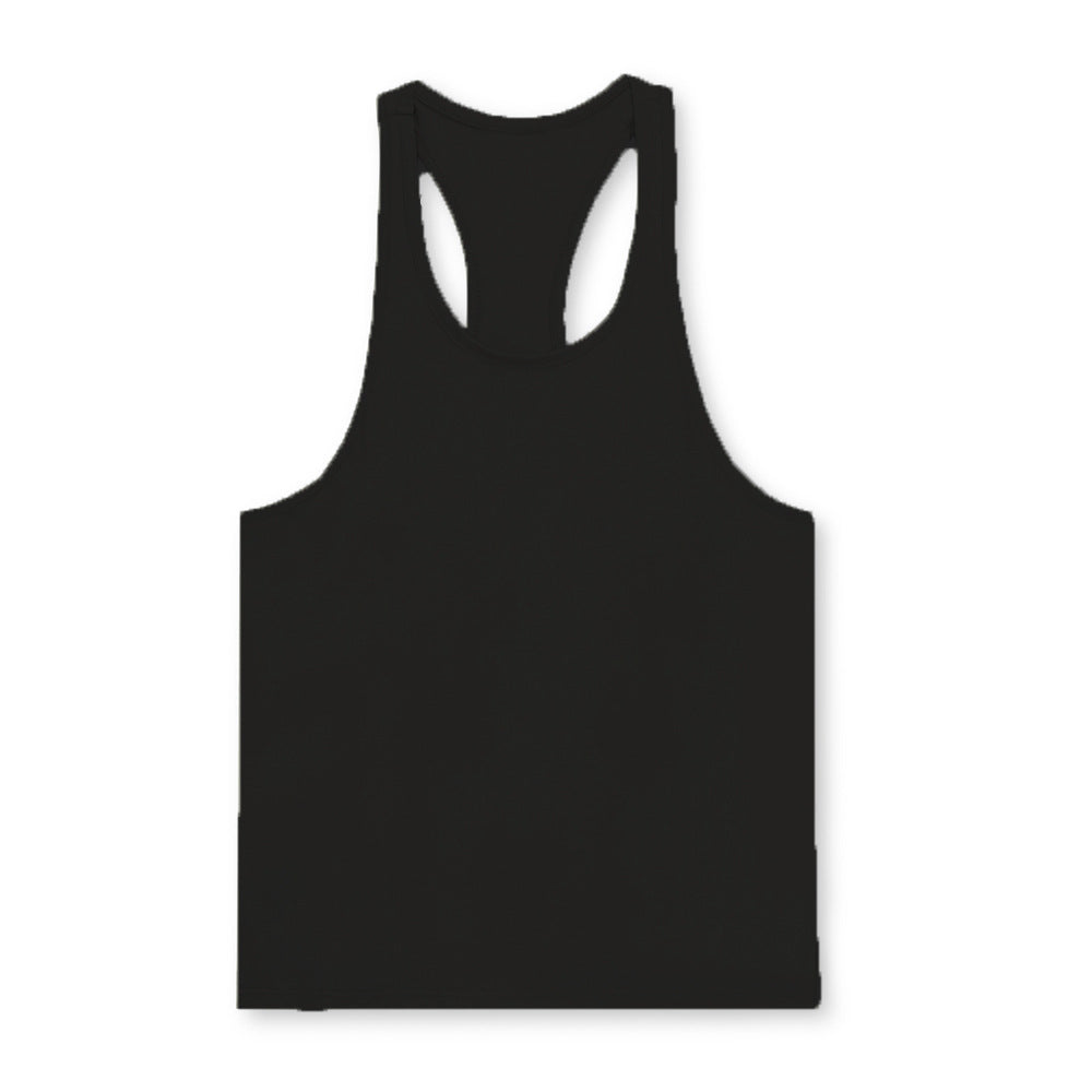 Herrer Sportligt Muskelshirt med Racerback-design Stilla