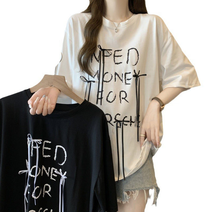 Femme Casual Statement Grafik Tee Stilla