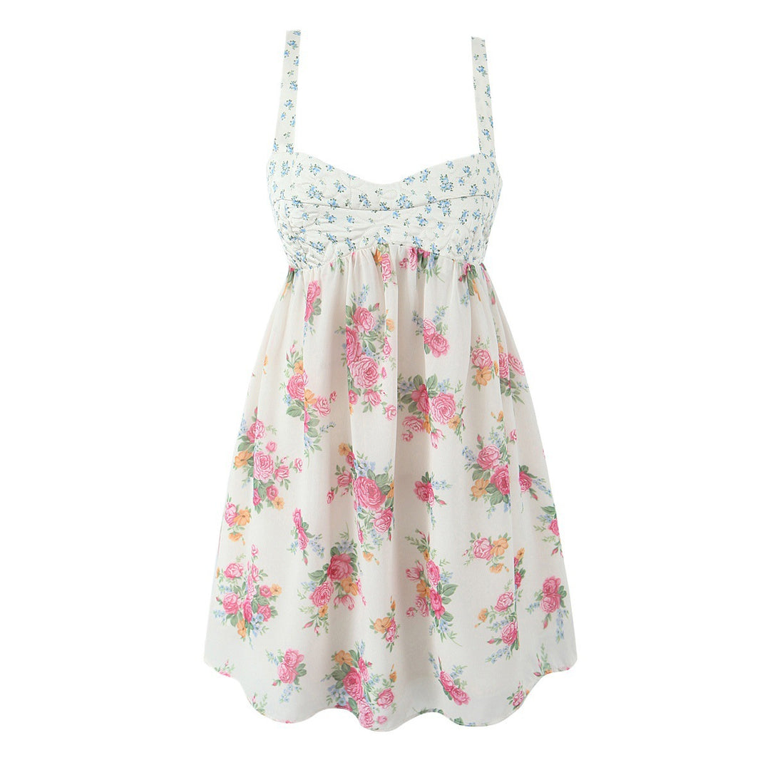 Femme Floral Print Sommerkjole Stilla