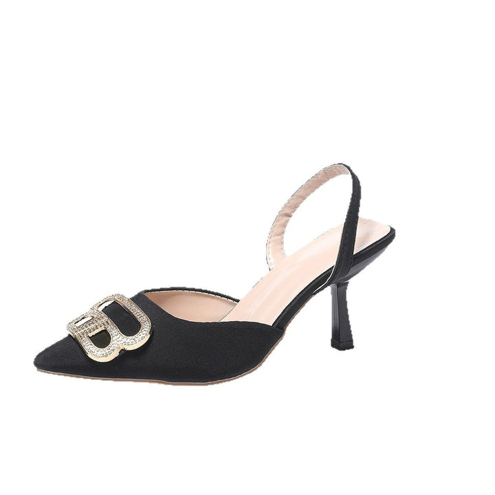 Dame Elegante Slingback Pumps med moderne spænde og komfortabel hæl Stilla