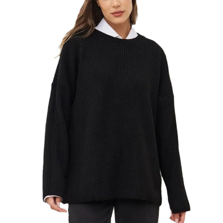 Stilla | Cozy Loose Strikket Pullover Sweater