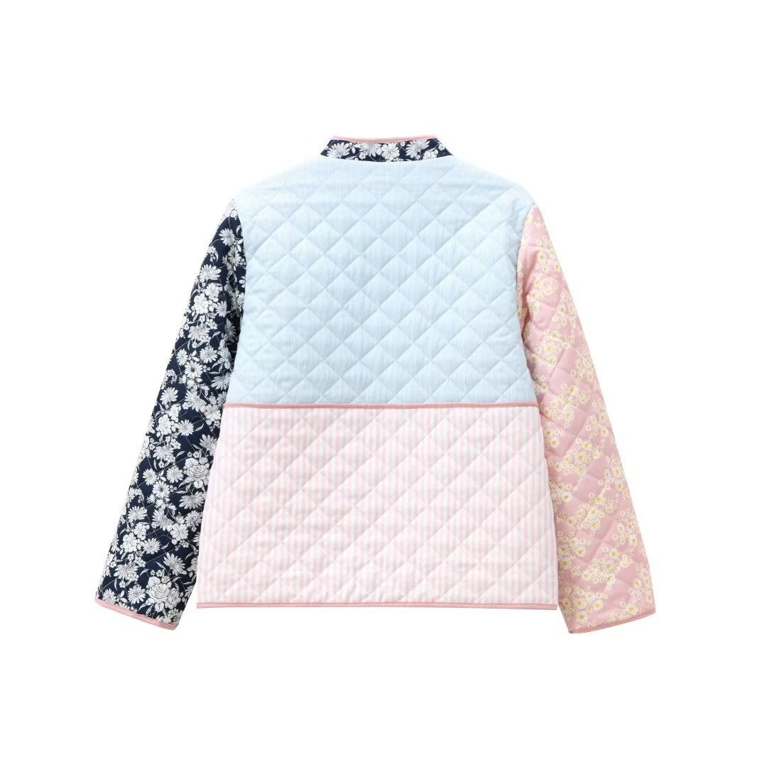 Femme Patchwork Steppjakke Stilla