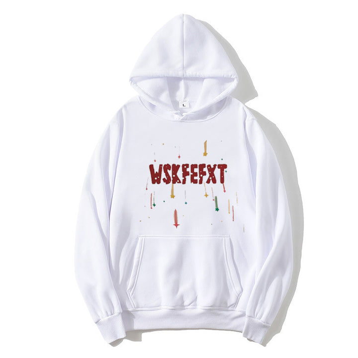 Kvinder hoodie med cool grafisk print Skovae