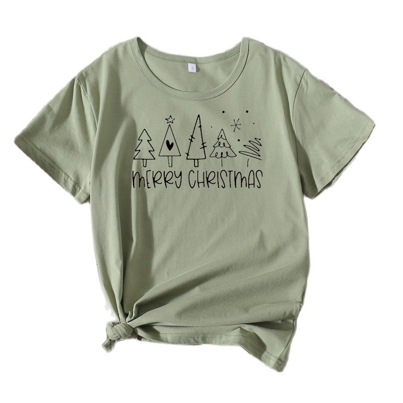 Damer Behagelig Ferie Grafik T-shirt Stilla