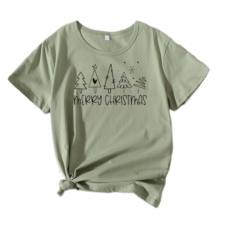 Damer Behagelig Ferie Grafik T-shirt Stilla