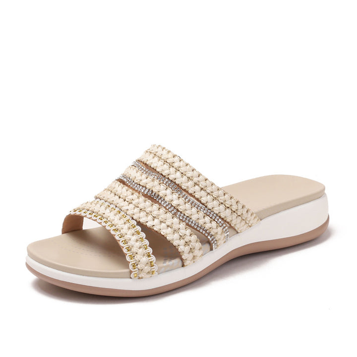 Dame Komfortable Sandaler med dekorerende detaljer Stilla