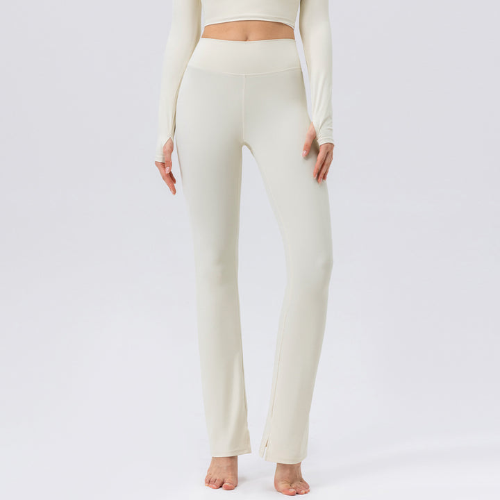 Dame højtydende fitness leggings med flydende snit og sidelukninger Stilla