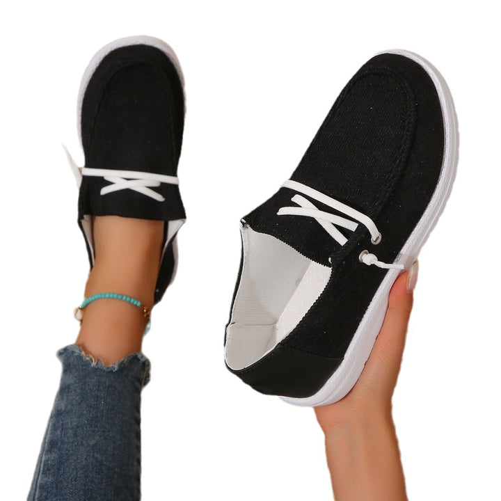 Dame Behagelige Slip-On Sneakers med elastiske snørebånd Stilla