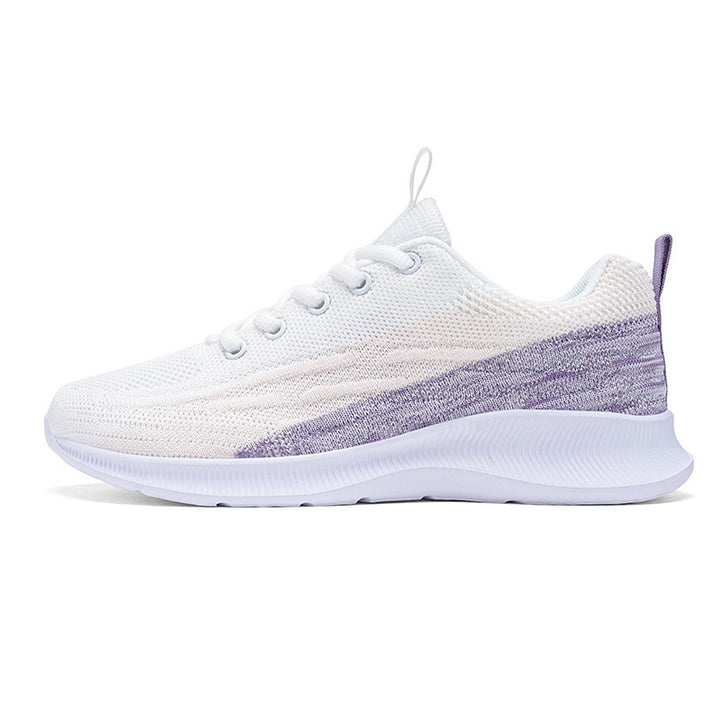 Dame Lettere Alsidige Løbesneakers med Åndbart Strik-Ovenmateriale Stilla