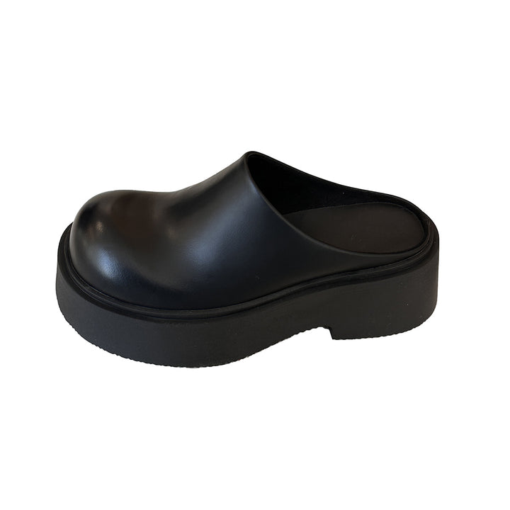 Femme Chunky Slip-On Clogs med forhøjet hæl Stilla